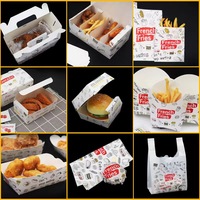 Boîte à emporter pour poulet frit de qualité alimentaire Boîte à ailes de pépites de poulet frit en carton blanc avec votre logo