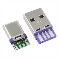 Connecteur mâle USB C pour une charge rapide Connecteurs de charge USB pratiques