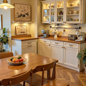 Armoires de <span class=keywords><strong>cuisine</strong></span> en bois durables de style minimaliste personnalisées BALOM, <span class=keywords><strong>plan</strong></span> de travail avec évier, armoires de <span class=keywords><strong>cuisine</strong></span> modulaires fabriquées en Chine - Product Image 2