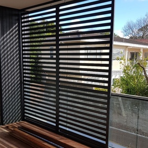 กรอบบานเกล็ดอลูมิเนียมราคาถูกอุปกรณ์ฮาร์ดแวร์พร้อมบล็อกวัสดุแม่เหล็ก - Product Image 3