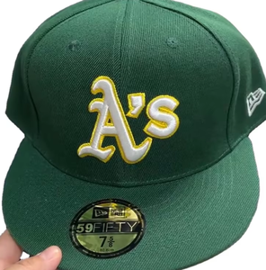 <span class=keywords><strong>Gorras</strong></span> de Béisbol Vintage Personalizadas de 5/6 Paneles, Nuevas con Bordado 3D, Ajustadas, Unisex, Estilo Deportivo, con Letras Comunes, para Hombre - Product Image 1