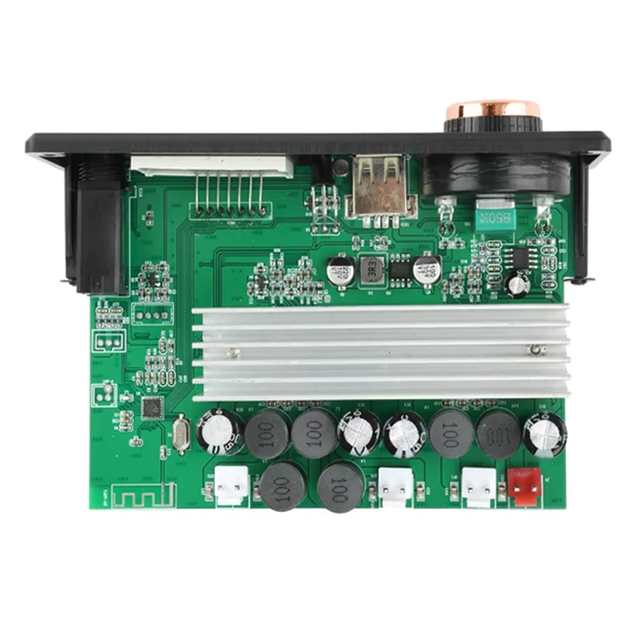 DC12V 2.1CH MP3 Decoder Board, TPA3116D2 Digital Amplifier Module, 2*50W+100W Car Audio Amp Board