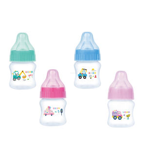 Bouteille d'alimentation pour bébé nouveau-né en PP à col standard de 2 oz/60 ml, mini bouteille pour bébé, bouteille pour bébé de 2 oz - Product Image 1