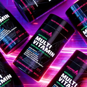 Food Grade Paper Tube Packaging with Aluminum Foil and Iron Lid for Protein Powder Packaging and Fitness Supplements Packaging - Product Image 1