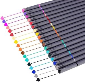 Stylos marqueurs à pointe fine, stylos de planification en plastique colorés, emballage en vrac ou en lot pour l'écriture et le marquage dans les journaux - Product Image 1