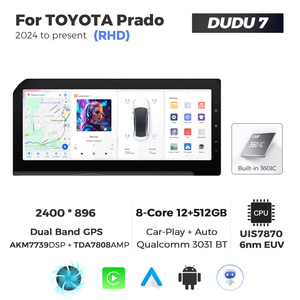 Mekede pour DUDU7 Autoradio Android Car-play DSP OBD2 <span class=keywords><strong>Lecteur</strong></span> multimédia GPS 12,3 pouces pour Prado 2024 - Product Image 5