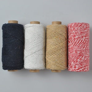 Cuerda de algodón trenzada de 3mm, 4mm, 5mm, <span class=keywords><strong>hilo</strong></span> de algodón personalizado - Product Image 2
