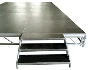 Palco móvel de alumínio, palco portátil, plataforma de palco de concerto