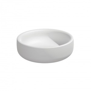 Flaminia Bonola 46 moderno bancone lavabo in pietra ovale e granito lavandino per sala da pranzo e uso alberghiero - Product Image 4