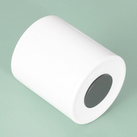 Tirelire en céramique blanche vierge pour sublimation, motif cochon mignon, transfert thermique personnalisé, design avec trou au fond, cadeau promotionnel créatif pour la famille