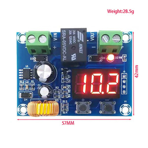 XH-M609 Dc Voltage Protection Module 6-60V Under Voltage Cut Off <b>Relay</b> With Digital Display Screw Terminal - Product Image 4