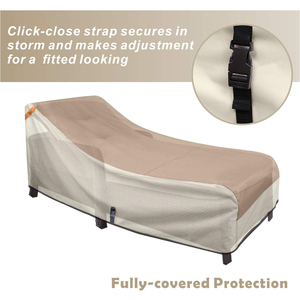 <span class=keywords><strong>Chaise</strong></span> <span class=keywords><strong>longue</strong></span> d'extérieur imperméable couvre 600D Patio Lounge Chair Cover - Product Image 3