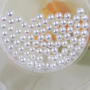 Perline di perle d'acqua dolce rotonde in AK cinese da 3-4/4-5mm all'ingrosso per la creazione di gioielli