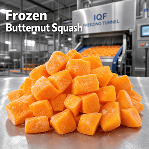 Cubes de légumes sains, stockage à basse température pour les usines de transformation alimentaire, courge <span class=keywords><strong>butternut</strong></span> surgelée - Product Image 1