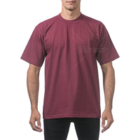 T-shirts unisexes en coton 100% de haute qualité, couleur unie, sans marque, Pro Club, poids lourd, coupe ample, épaules tombantes, surdimensionnés