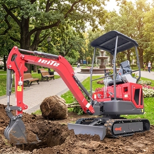 Miniexcavadora de 1.6 Toneladas con Giro y Orugas Expandibles para Jardinería en Espacios Reducidos y Excavación de Cimentaciones - Product Image 2
