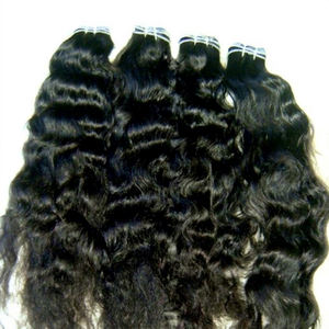 Cheveux REMI 100% naturels, bouclés, cheveux humains indiens Remy, qualité sans perte ni nœuds, grade 7A, 200g, extension de cheveux à tisser - Product Image 1