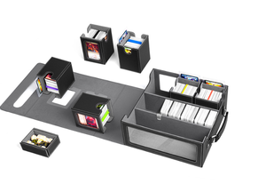 Customizable Window Pu Leather Card Box Multifunctional Detachable for Card Games and <b>Entertainment</b> - Product Image 2