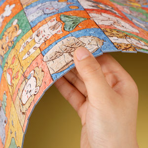 Enfants <span class=keywords><strong>animaux</strong></span> de dessin animé personnalisés <span class=keywords><strong>1000</strong></span> pièces puzzles jppaper - Product Image 2