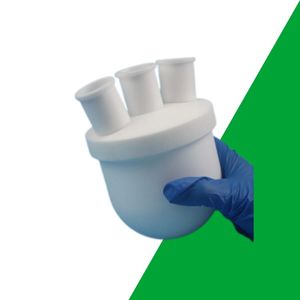 50ml 100ml 250ml 500ml 1000ml 2000ml Wholesale <b>PTFE</b> Reaction Flask for HF Acid Microwave Digestion & Hydrothermal Synthesis - Product Image 3