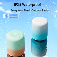 Lecteur de musique portable personnalisé pour l'extérieur, IPX5, FM, AUX, sans fil, avec microphone intelligent, haut-parleur Bluetooth