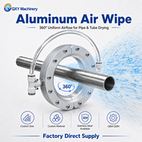 Sécheur d'air haute performance en aluminium et acier inoxydable avec compresseur d'air pour système de couteau à air circulaire, séchage de tuyaux et câbles en plastique