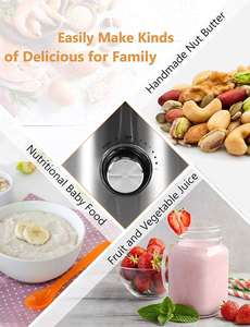 <strong>Kitchen</strong> <strong>Blender</strong> Stainless Steel Housing Ice Smoothie High Speed Countertop <strong>Blender</strong> Professional <strong>Blender</strong> - Product Image 6