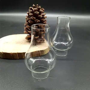 מכירה לוהטת ברור חום עמיד זכוכית שמן אור כיסוי זכוכית צילינדר ארובה צל עבור מנורת נפט