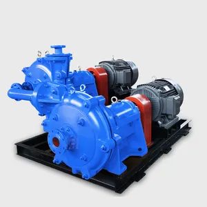 ZJ series dry sand pumping machine High chromium alloy dredge slurry pump with motor