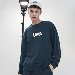 เสื้อสเวตเชิ้ตคอกลมผ้าคอตตอนผสมโพลีเอสเตอร์หนานุ่ม 350 กรัม พิมพ์โลโก้ตามสั่ง ยอดนิยม ขายส่ง สีพื้น สำหรับทุกเพศ - Product Image 2