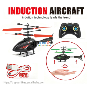 Helicóptero de Controle Remoto de Modo Duplo EPT, Pequeno Brinquedo de Helicóptero RC com Luzes - Product Image 4