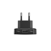 Adaptateur de chargeur de voyage GaN à 3 ports compatible avec MacBook Pro/Air, iPad Pro, iPhone 17 Pro/Air/17/16, Galaxy S24, Pixel 9, etc.