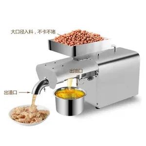 Prensa de uso doméstico americano prensado en frío de oliva, 10ml, 150kg/hr, máquina de prensado de aceite de semilla