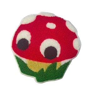 Patchs brodés thermocollants en chenille 3D écologiques, personnalisés, en forme de gâteau coloré, pour vêtements et chapeaux - Product Image 1