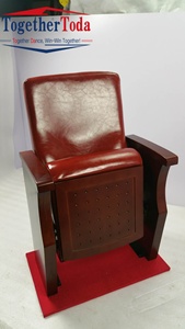 Meubles de théâtre de luxe modernes, prix, sièges de cinéma en cuir <span class=keywords><strong>classique</strong></span>, chaise pliante pour auditorium, pour église, école, salle - Product Image 4