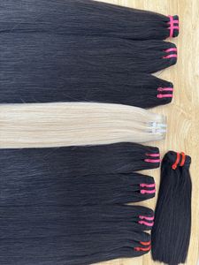 Direct d'usine Remy vietnamien en gros pour les extensions de cheveux humains de trame Genius - Product Image 5