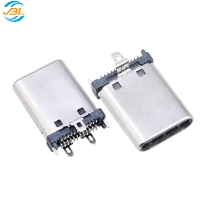 C型插头插座24针USB 3.1连接器，带pc板类型-C型母24P PCB SMT P/N(104012782)