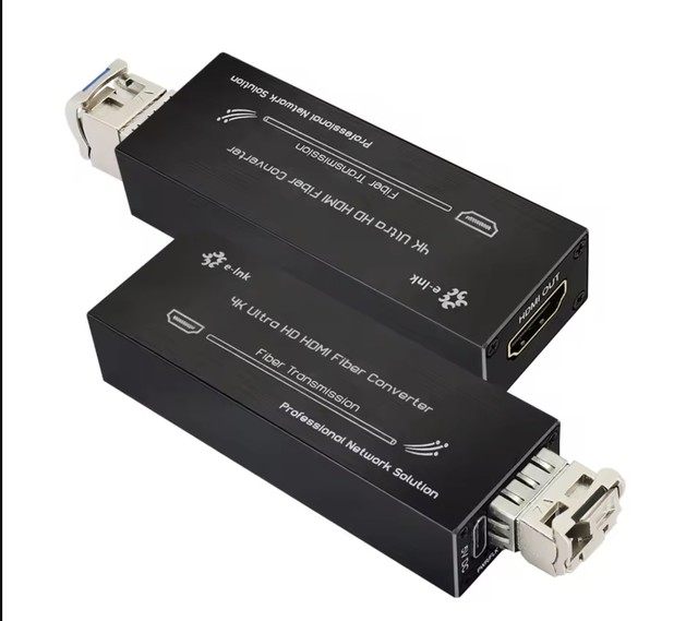 Mini 4K Extender Over Fiber Converter 4K 30HZ Video Optical Transceiver LC Single Mode 20km 10G SFP SFOT001 China