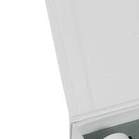 Boîte cosmétique personnalisée de luxe en carton rigide coulissant avec logo estampé à chaud or pour flacon de peptides