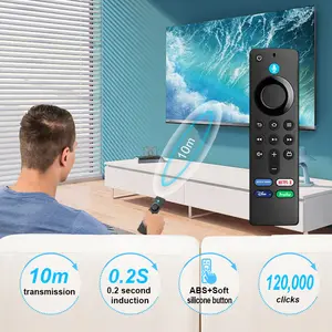 Télécommande TV universelle sans fil RC Télécommande intelligente avec Alexa Voice Bluetooth de 3e génération