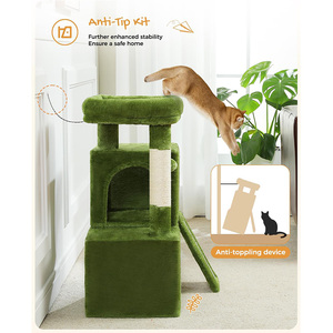 2025 árbol <span class=keywords><strong>rascador</strong></span> de <span class=keywords><strong>torre</strong></span> de casa de árbol de gato de alta calidad moderno para <span class=keywords><strong>gatos</strong></span> - Product Image 5