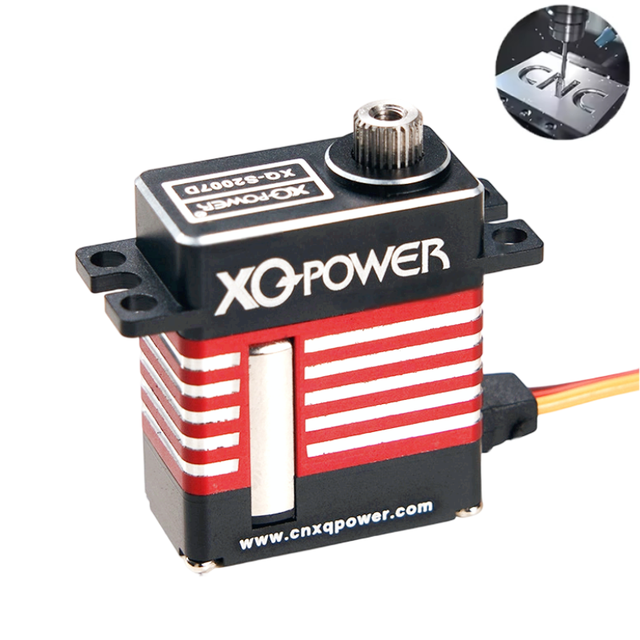 XQ-POWER Fingertip-sized 7kg 8.4V Micro Digital Servo Coreless Motor CNC Aluminium Helicopter Plane Mini Drone Parts RC Servo