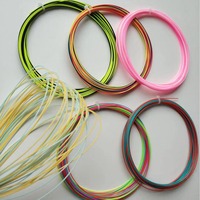 Cordes de raquette de badminton bicolores arc-en-ciel avec fibres de nylon pour une utilisation à haute tension Modèle X-1 Fabriqué en Chine