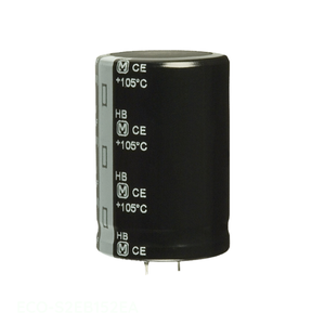 ตัวเก็บประจุแบบ Through Hole CAP ALUM 1500UF 20% 250V SNAP TH ยี่ห้อ Manufacturer Channel รุ่น 1500 uF ECO-S2EB152EA - Product Image 1