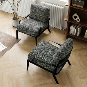 Sillón de Salón de Lujo Asequible para Exportación, Estructura Metálica, Moderno, para el Hogar - Product Image 3