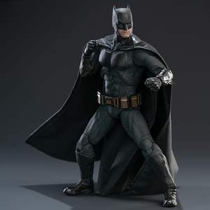 Figura de Acción de Batman de la Liga de la Justicia ZT DC 2026, Armadura Ligera de Lujo, Escala 1/9, 19 cm/7.5 pulgadas, con Muchos <span class=keywords><strong>Accesorios</strong></span> - Product Image 4