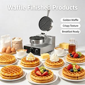 Meilleure machine à gaufres belges commerciale, en fonte, qualité <span class=keywords><strong>restaurant</strong></span> (WB-1) - Product Image 2