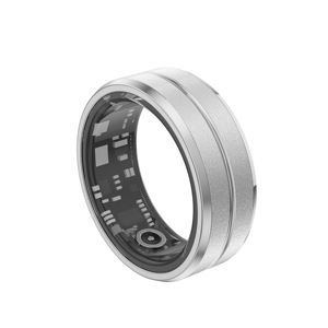 Bague connectée de luxe en acier inoxydable pour la santé, avec suivi de la forme physique et du sommeil, étanche IP68, magnétique - Product Image 1