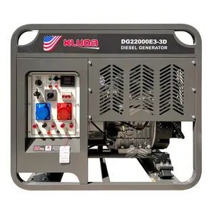 Generator diesel berpendingin air alternator tanpa sikat 3 fase 380V400V desain 120/150/180kW