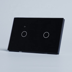 118*75Mm Amerika Standaard Slimme Elektrische Schakelaar Wifi Zigbee Tuya <span class=keywords><strong>Smart</strong></span> Home App Bediening Geen Neutrale <span class=keywords><strong>2</strong></span> Bende Touch <span class=keywords><strong>Smart</strong></span> Switch - Product Image 1